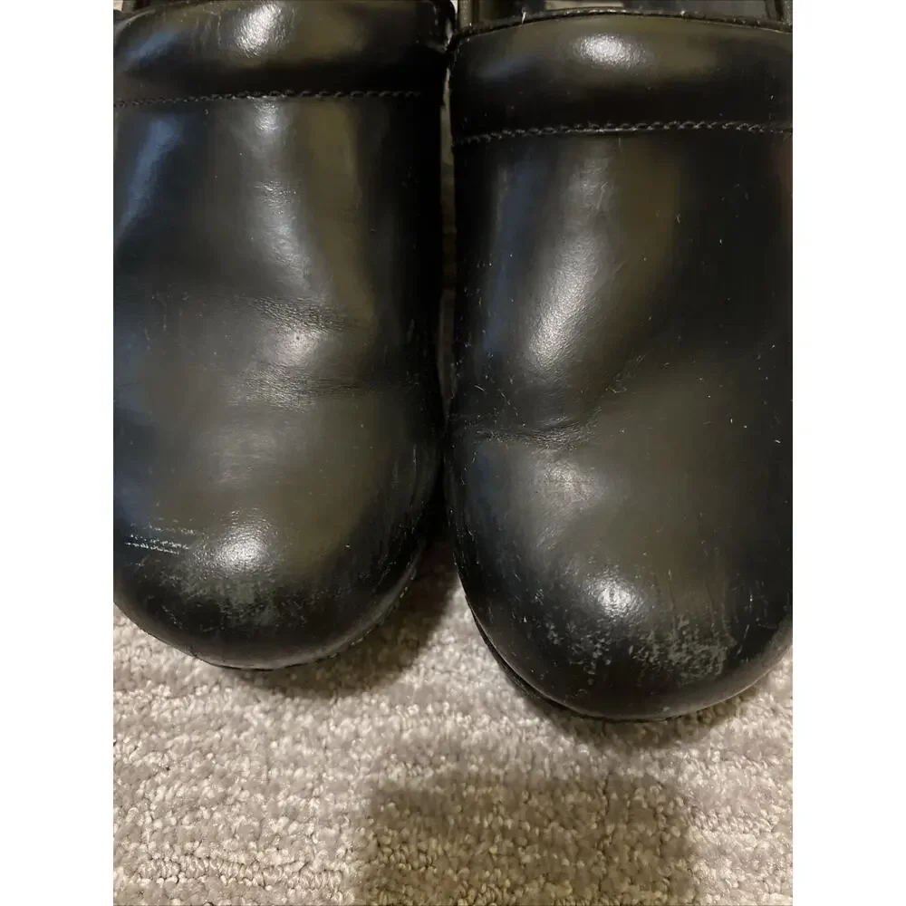 DANSKO Professional XP Clogs Black Leather 40 EU 9 US